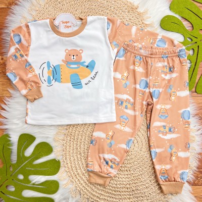 Pijama Air Bear - Areia
